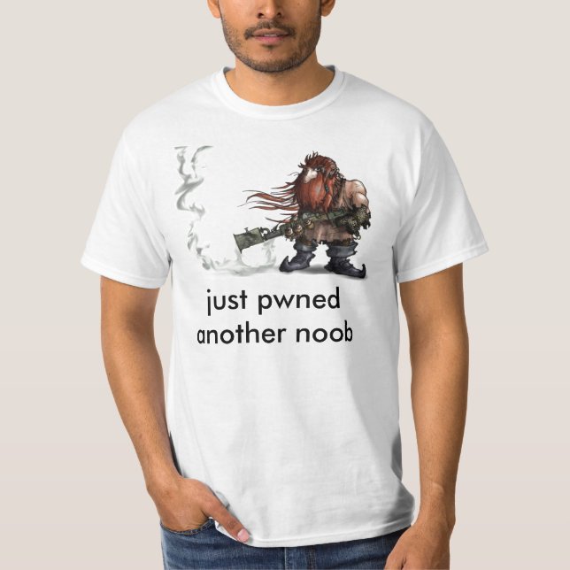 Pwned etwas noobs T-Shirt (Vorderseite)