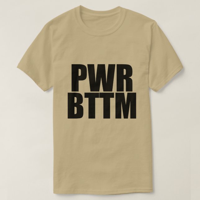 PWR BTTM T - Shirt (Design vorne)
