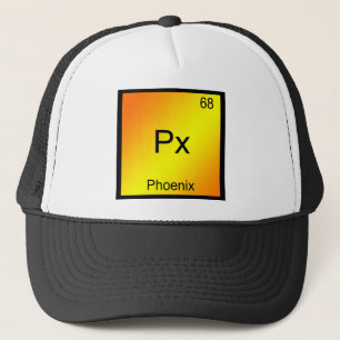 Px - Phoenix Funny Chemistry Symbol Element T-Shir Truckerkappe