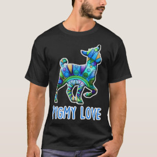 Pygmäe Ziege Liebe Niedlich Funny Goats Grafisches T-Shirt