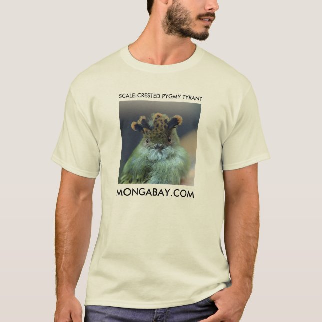 Pygmäentyrann Skala-Mit Haube - MONGABAY T-Shirt (Vorderseite)