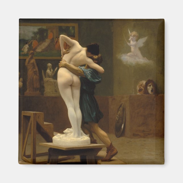 Pygmalion Square Magnet (Vorne)