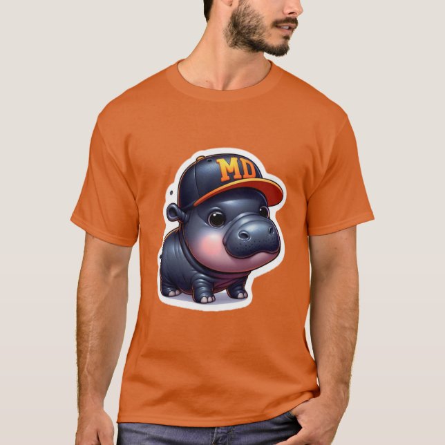 Pygmy Hippo 10 T-Shirt (Vorderseite)