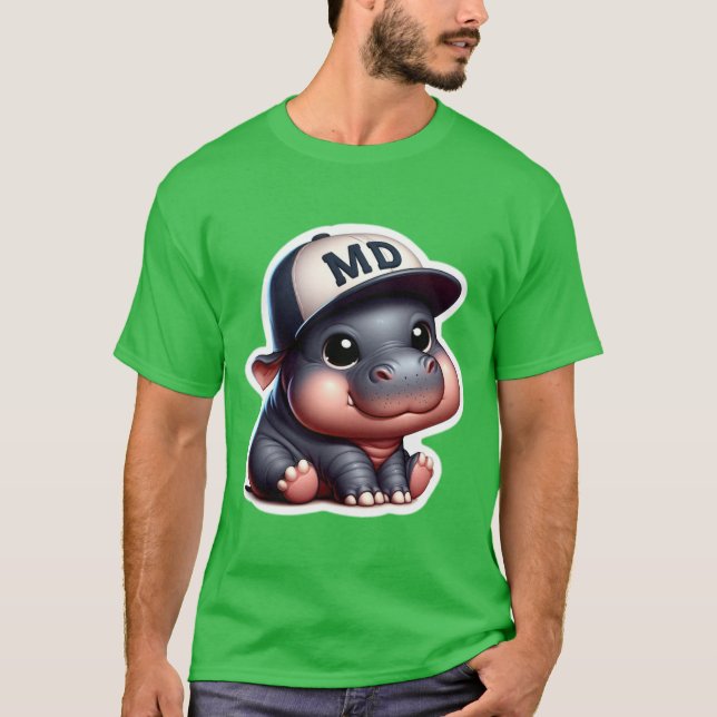 Pygmy Hippo 11 T-Shirt (Vorderseite)