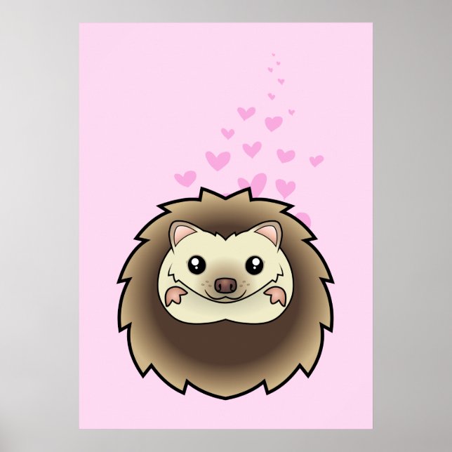 Pygmy Igel Liebe Poster (Vorne)