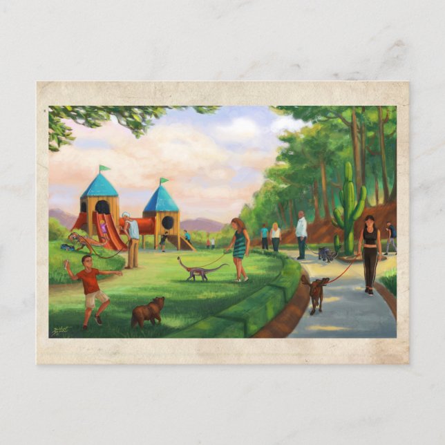 PygmyPets Park - Postcard Postkarte (Vorderseite)