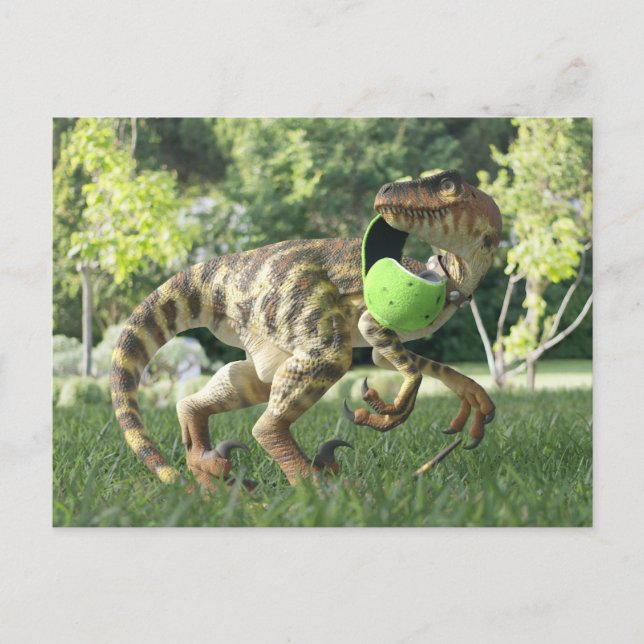 PygmyPets Raptor 3D - Postkarte (Vorderseite)