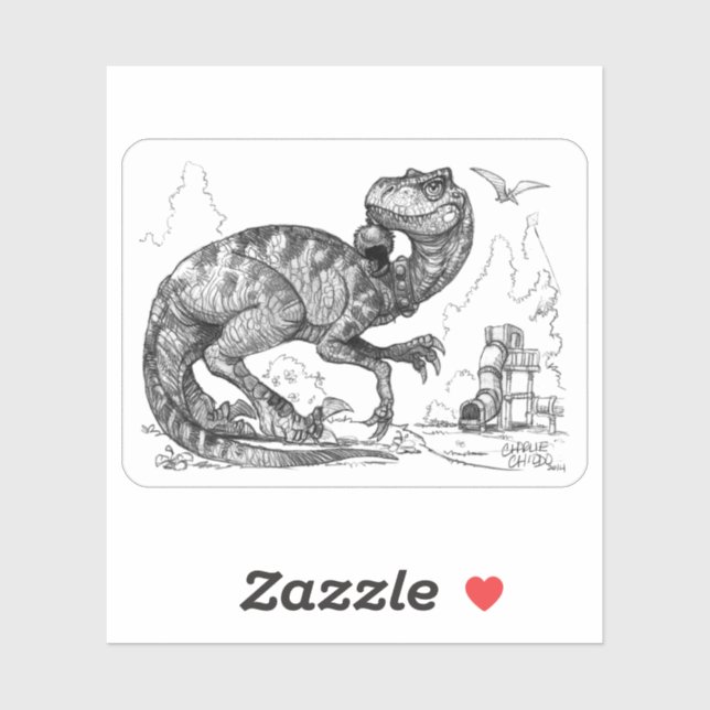 PygmyPets Raptor - Aufkleber (Blatt)