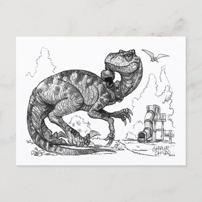 PygmyPets Raptor - Postkarte (Vorderseite)