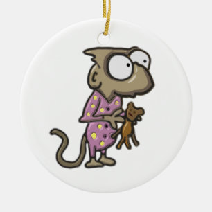 Pyjama-Affe-Verzierung Keramikornament