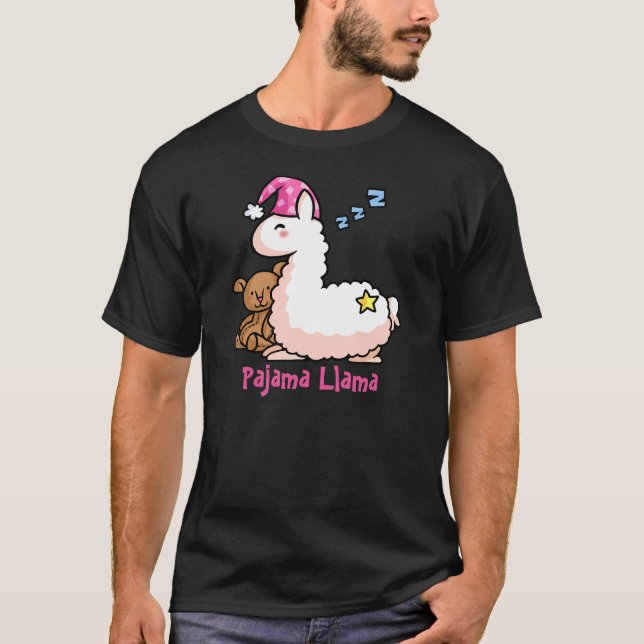 Pyjama-Lama T-Shirt (Vorderseite)