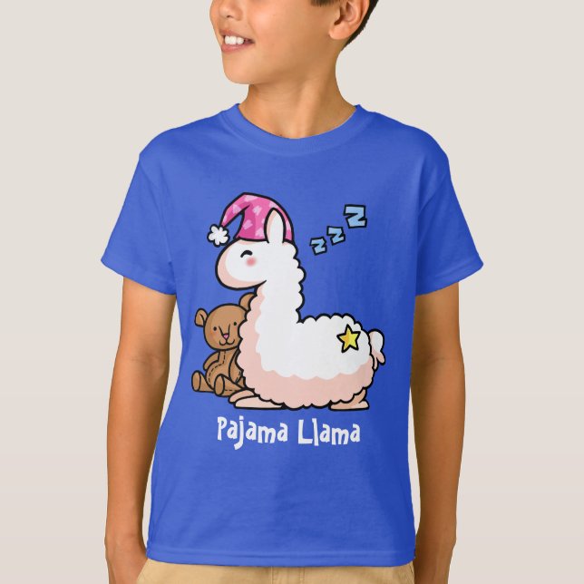 Pyjama-Lama T-Shirt (Vorderseite)