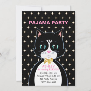 Pyjama Party Einladung