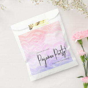 Pyjama Party Farbige Pastell Elegant Geschenktütchen