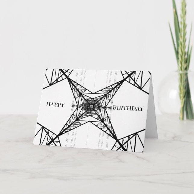 Pylon Greeting Card Karte (Vorderseite)