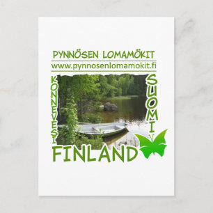 Pynnous Lomamökit postcard - anpassen Postkarte