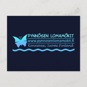 Pynnous Lomamökit postcard - anpassen Postkarte