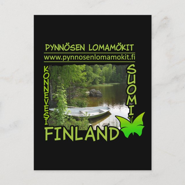 Pynnous Lomamökit postcard - anpassen Postkarte (Vorderseite)