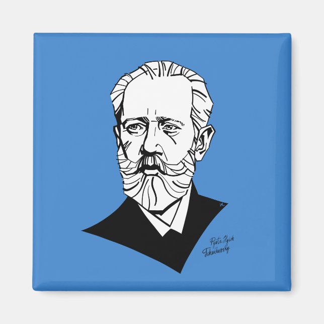 Pyotr Tchaikovsky Magnet (Vorne)