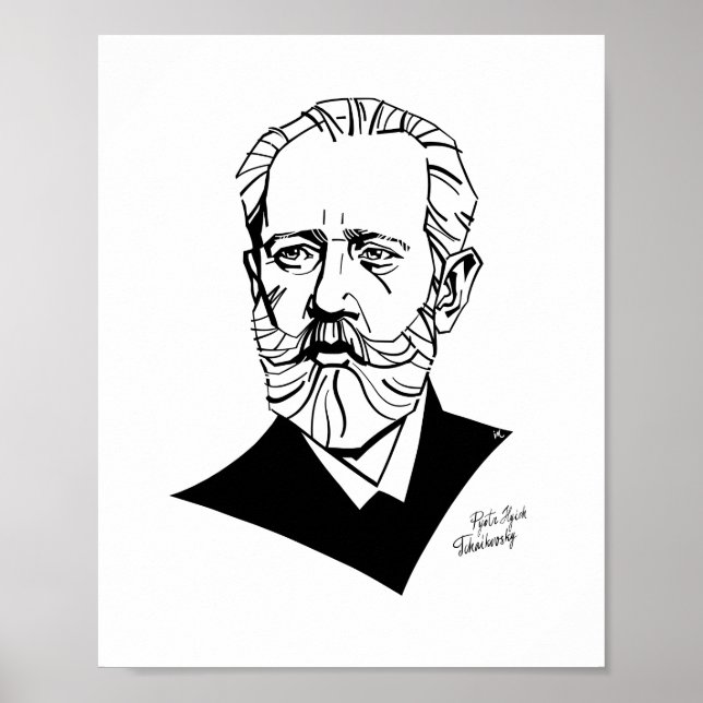 Pyotr Tchaikovsky Poster (Vorne)