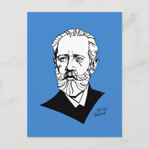 Pyotr Tchaikovsky Postkarte