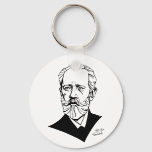 Pyotr Tchaikovsky Schlüsselanhänger