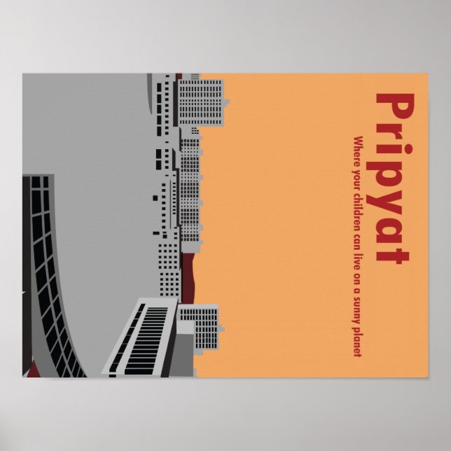 Pypyat Propaganda-Stil-Poster Poster (Vorne)