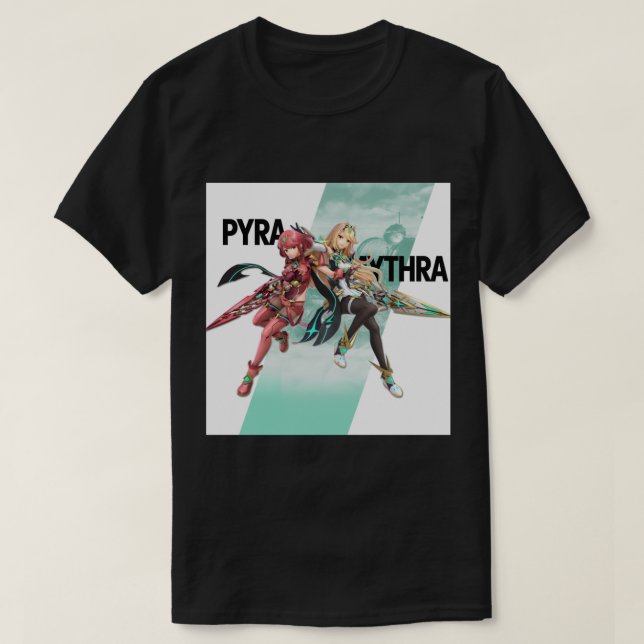 Pyra und Mythra T-Shirt (Design vorne)