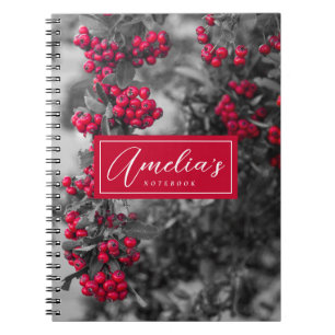 Pyracantha-Beeren-Spiralblock Notizblock