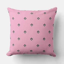 Pyramid Cube Repeat Pale Pink Kissen