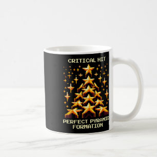 Pyramid Kritischer Treffer Pixel Cheerleading  Kaffeetasse