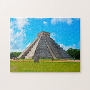 Pyramid Kukulcan Chichenitzá Mexiko. Puzzle