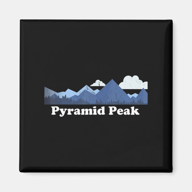 Pyramid Peak Bagger New York NY Wandern Magnet (Vorne)