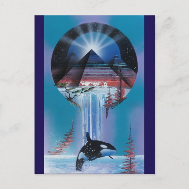 Pyramid Postcard Postkarte (Vorderseite)