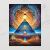 Pyramid Psychedelic Mystical Visionary Art
