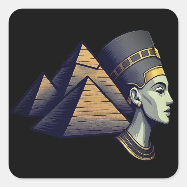 Pyramid Queen Sticker (Vorderseite)