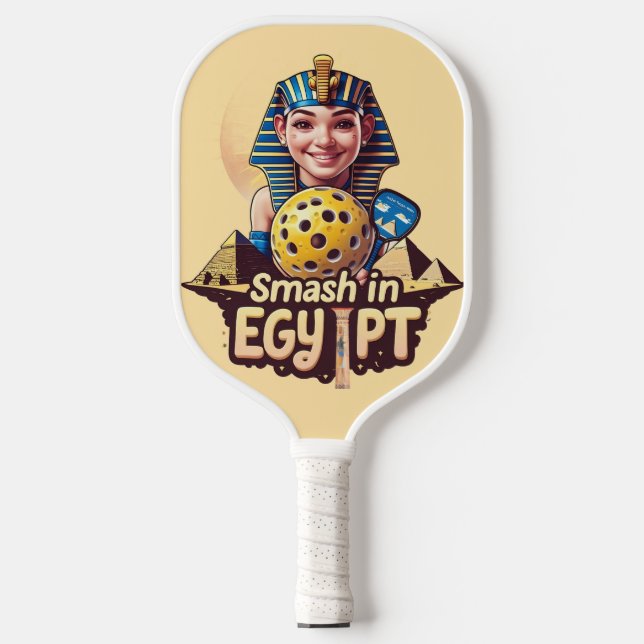 Pyramid Smash - Ägypten Pickleball Design Schläger (Vorderseite)
