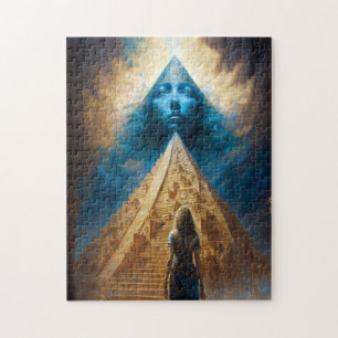 Pyramid Visionary Surreal Art Jigsaw Puzzle