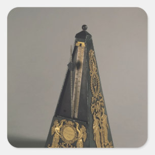 Pyramidal Metronom, 1815 Quadratischer Aufkleber