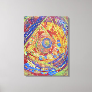 Pyramide Abstrakt Leinwanddruck