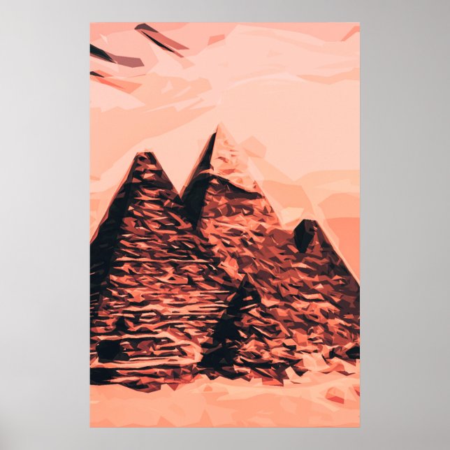 Pyramide Ägypten monumental Poster (Vorne)