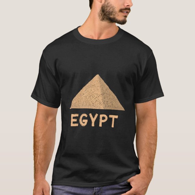 Pyramide Ägyptische Archäologie T-Shirt (Vorderseite)