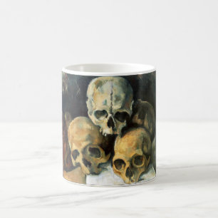Pyramide der Schädel Paul Cezanne Tasse