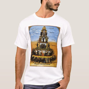 Pyramide des Kapitalismussystems T-Shirt