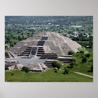 Pyramide des Mondes, Teotihuacan, Mexiko Poster