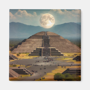 Pyramide des Mondes, Teotihuacan, Mexiko-Reise Magnet