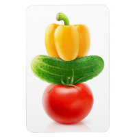 Pyramide für frisches Gemüse