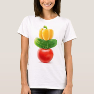 Pyramide für frisches Gemüse T-Shirt