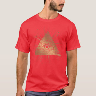 Pyramide Hexe Blackcraft okkultisiert Dunkle Magie T-Shirt