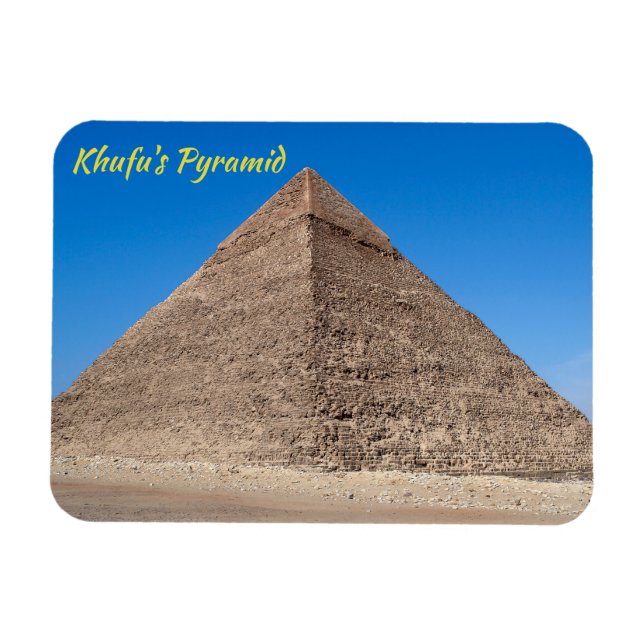 Pyramide of Cheops - Kairo, Ägypten Magnet (Horizontal)
